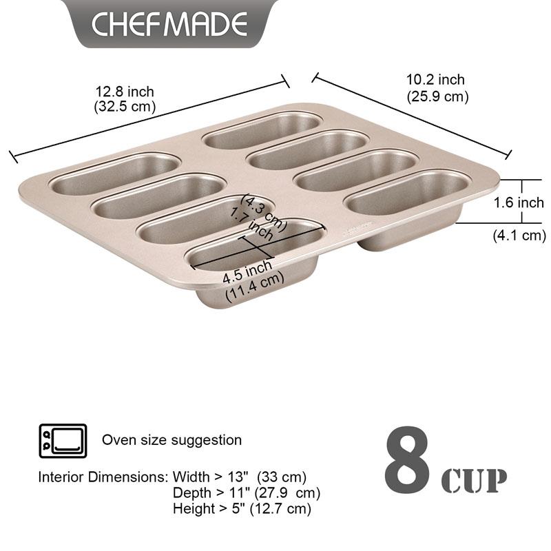 CHEFMADE 8-delige ovale lange  - Home Cooking Recipes recensie en prijs