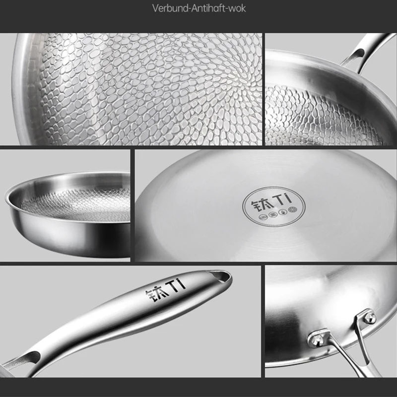 26/28/30cm Pure Titanium Ongec - Home Cooking Cookbook recensie en prijs